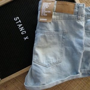 Faded Denim Shorts NWT